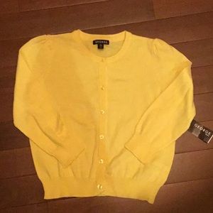 Yellow Cardigan Sweater